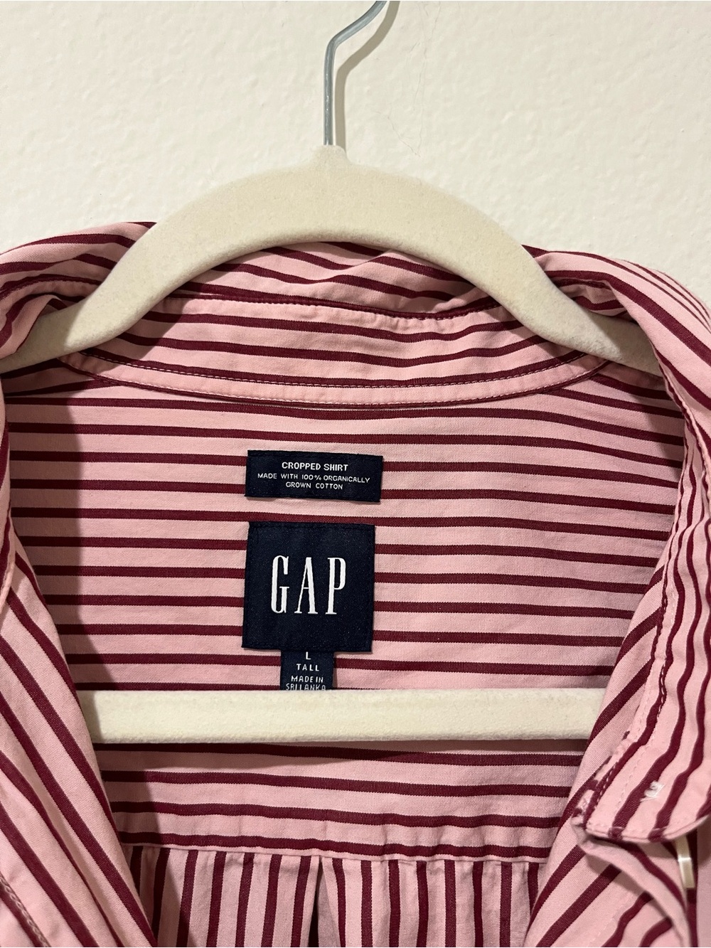 GAP Organic Cotton Poplin Crop Shirt - Picture 4 of 4